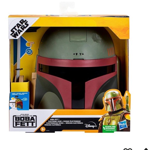 STAR WARS Boba Fett Electronic Mask with Sound Effects NIB - Picture 1 of 7